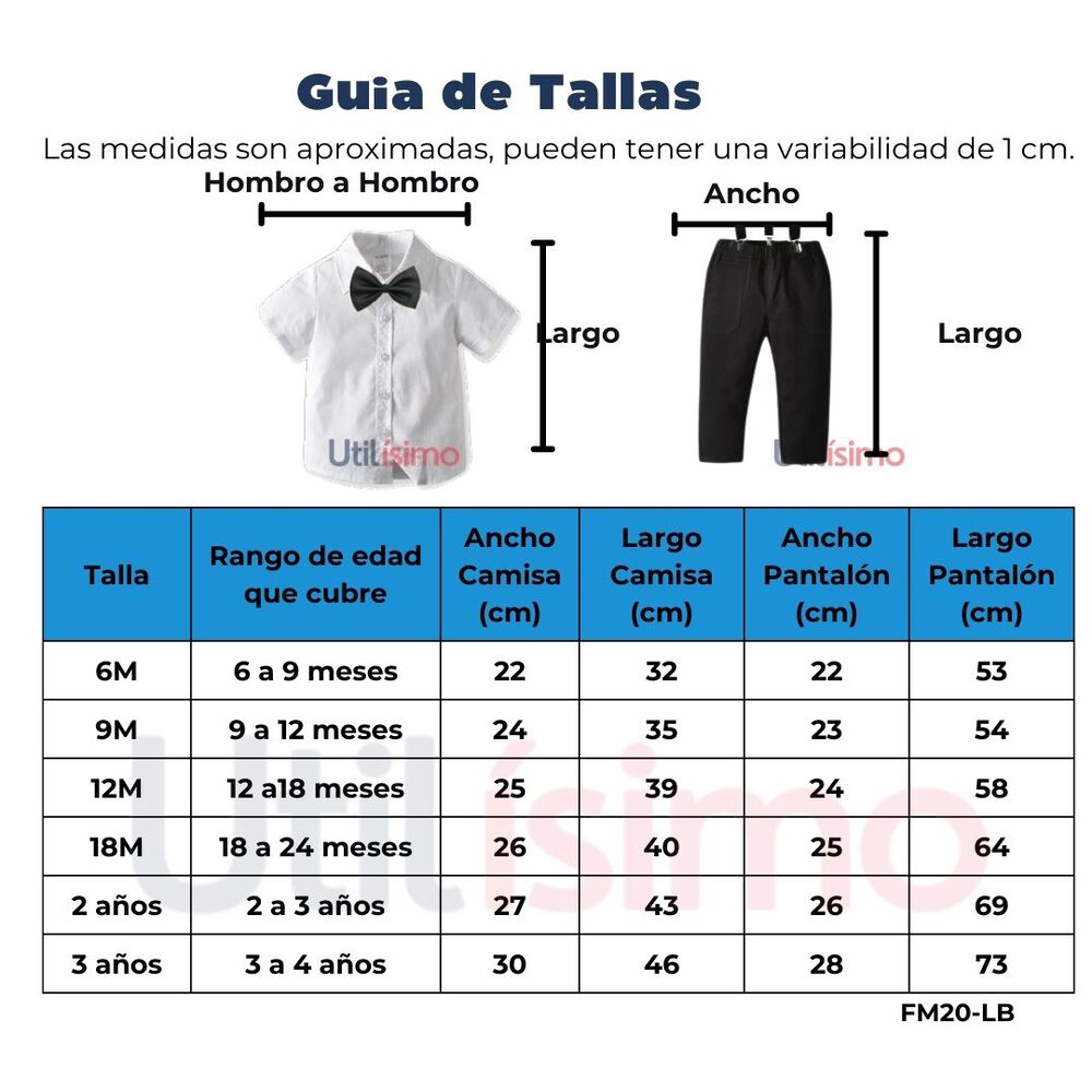 Conjunto De Vestir Con Pantal&oacute;n Y Tirantes Beb&eacute; Ni&ntilde;o 6 Meses A 3 A&ntilde;os image number 1.0
