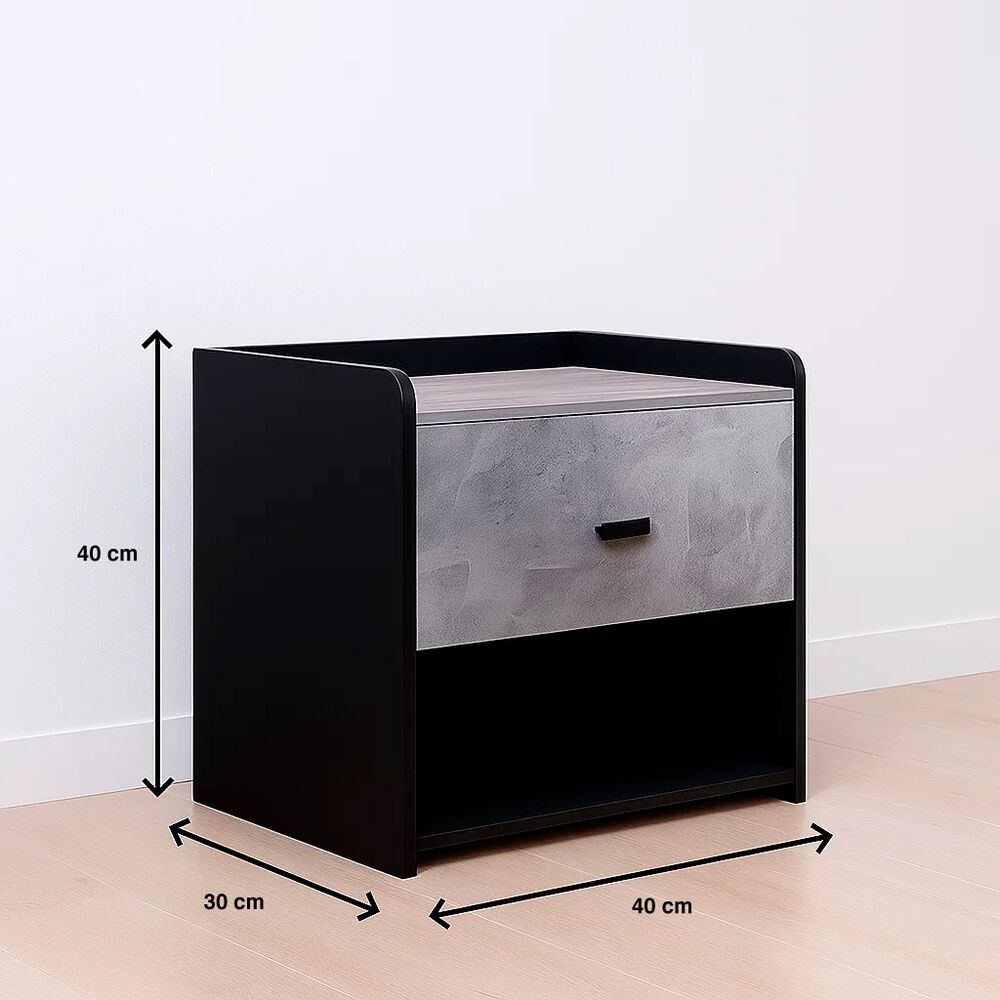 Pack De 2 Veladores Marmol Mdf Gris image number 3.0