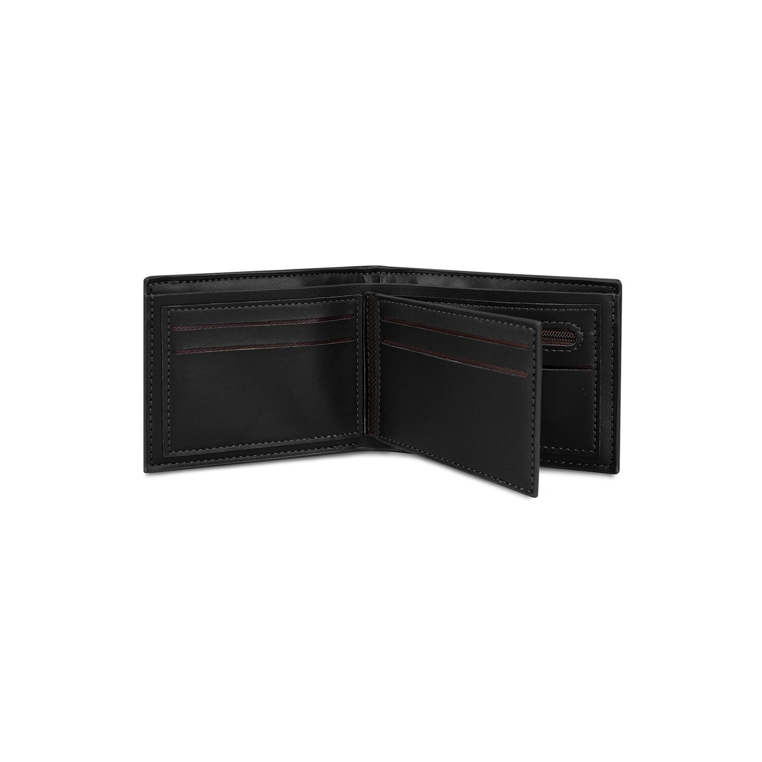 Billetera Hombre Bruno Negra Con Monedero Carven Paris image number 5.0