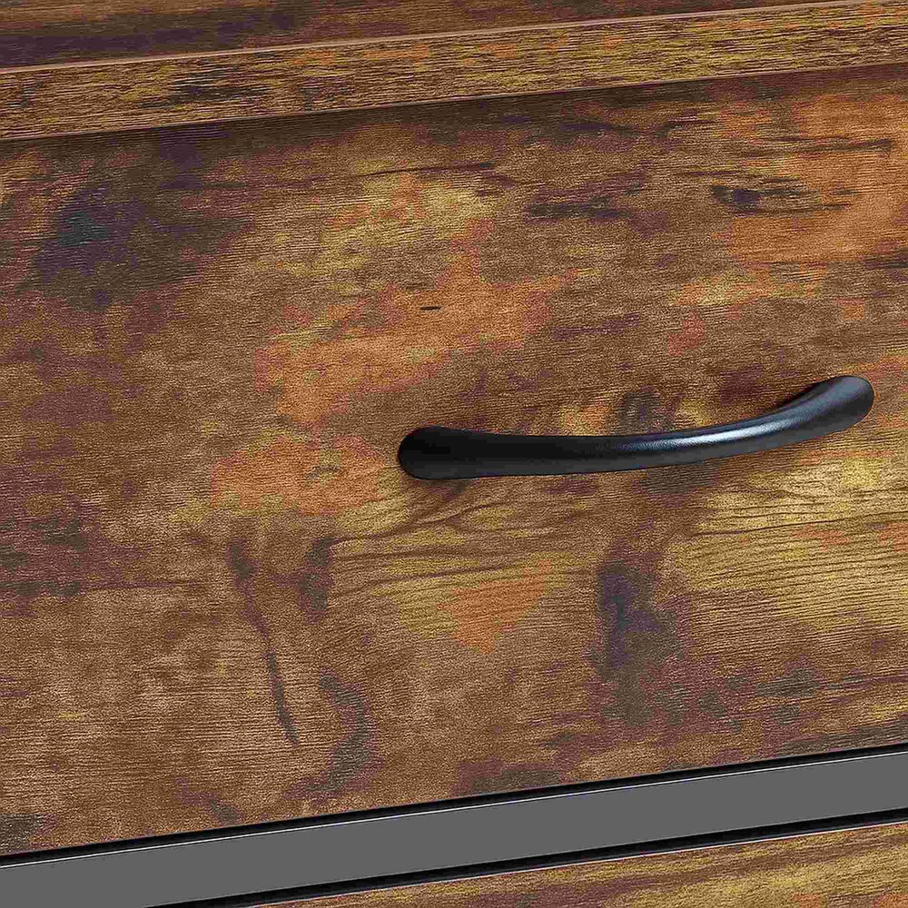 Velador Dos Cajones Metal R&uacute;stico image number 5.0