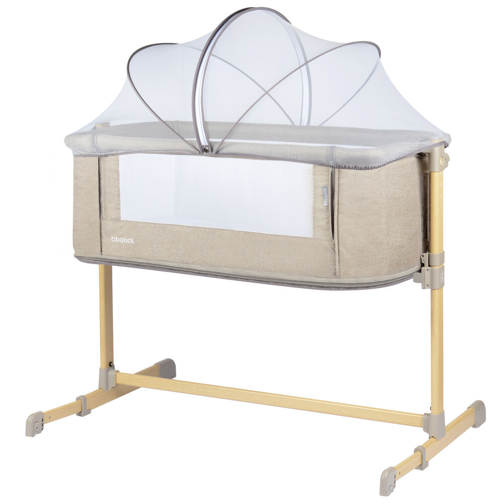 Cuna Colecho Aura Beige + Colch&oacute;n image number 1.0