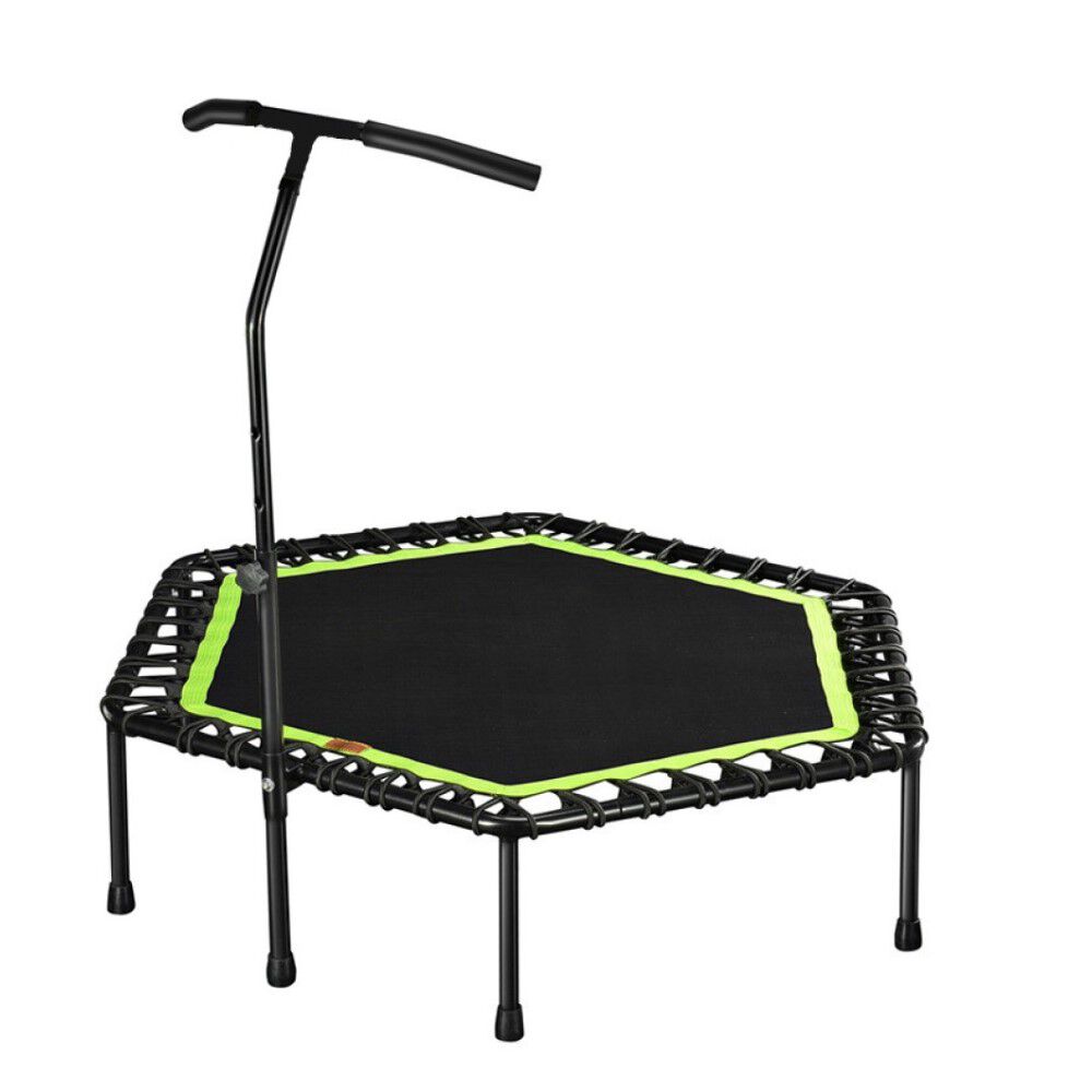 Trampolin Fitness Hexagonal Con Mango Soporte 115cm Amarillo image number 0.0