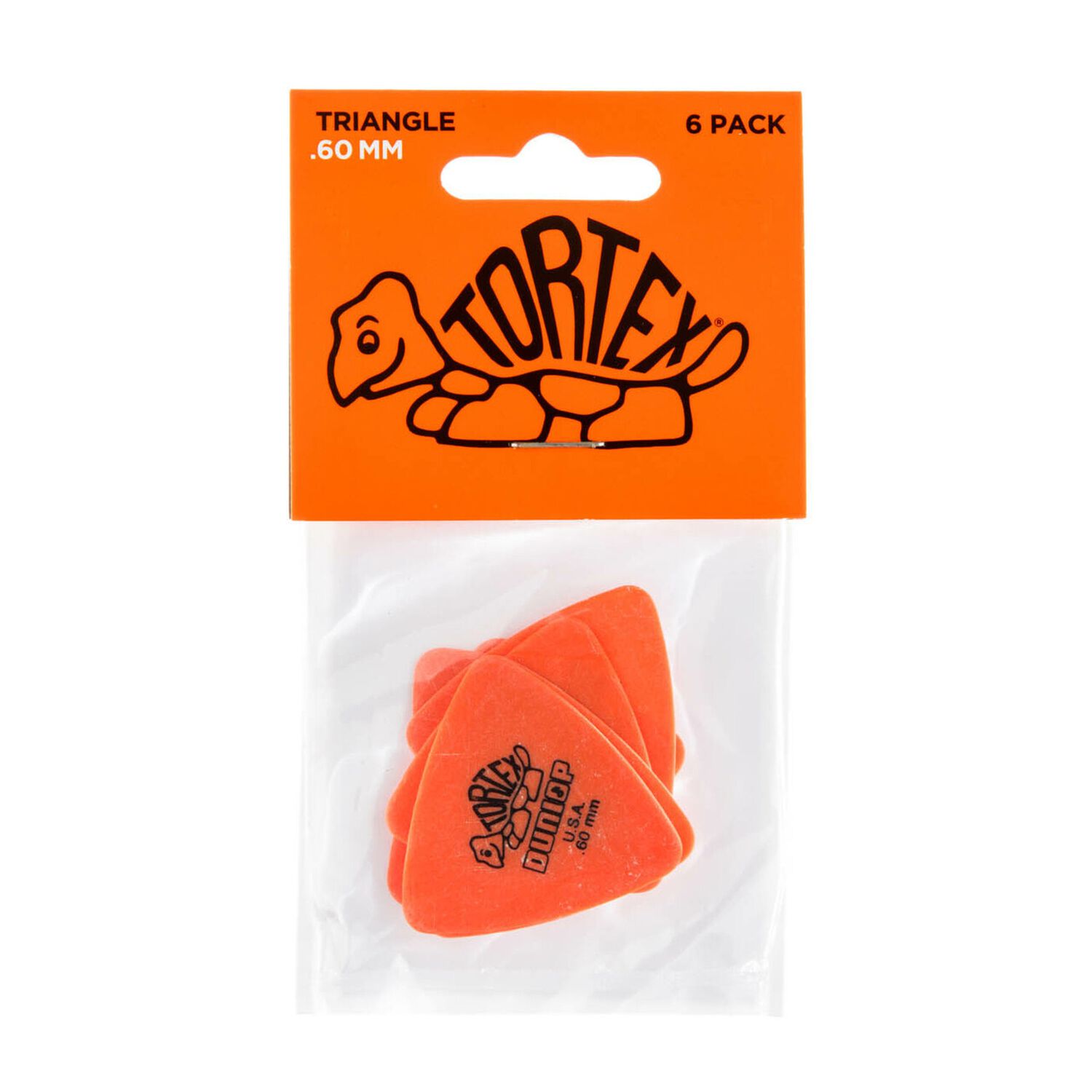 U&ntilde;eta Dunlop Tortex 431 Triangular 0.60mm Pack 6un. image number 2.0