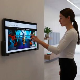 Soporte Muro Ipad Blanco