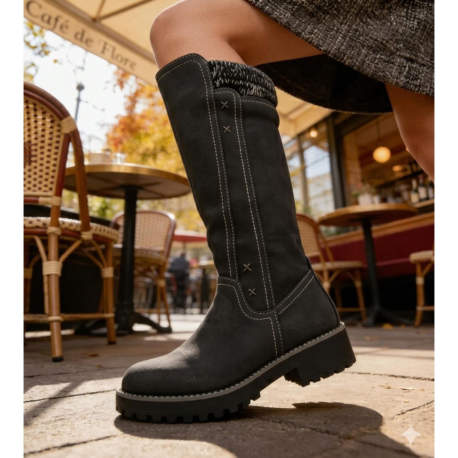 Bota Tura Negro Bamboo image number 4.0