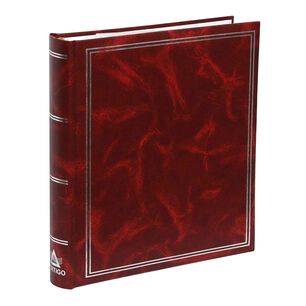 Album Clasico Liso Con Memo Burdeos Para Ensobrar 13x18 Cm / 200f Vgo