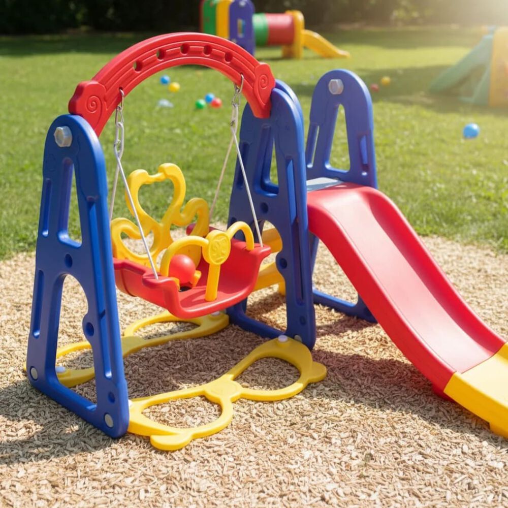 Columpio, Resbalin + Aro De Basquet Multicolor Musical image number 2.0