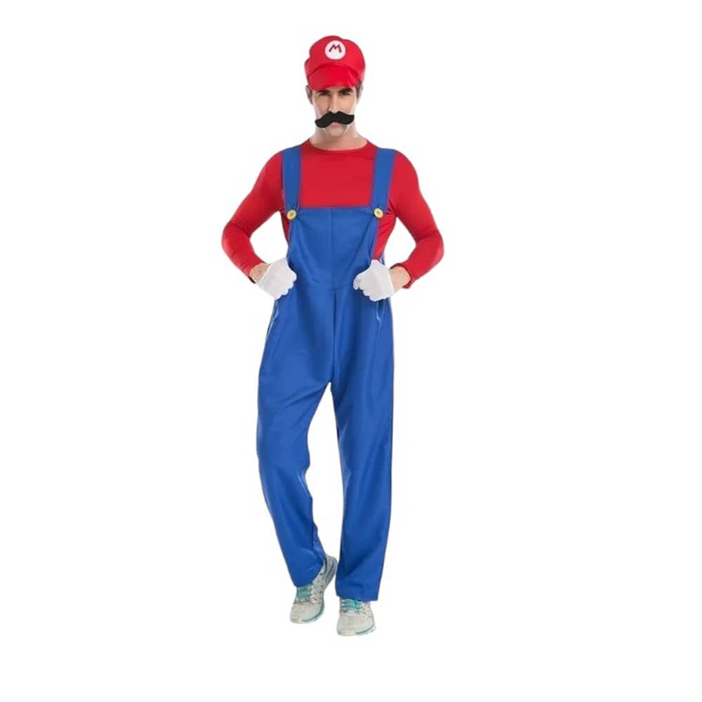 Disfraz De Mario Bross Para Hombre image number 1.0