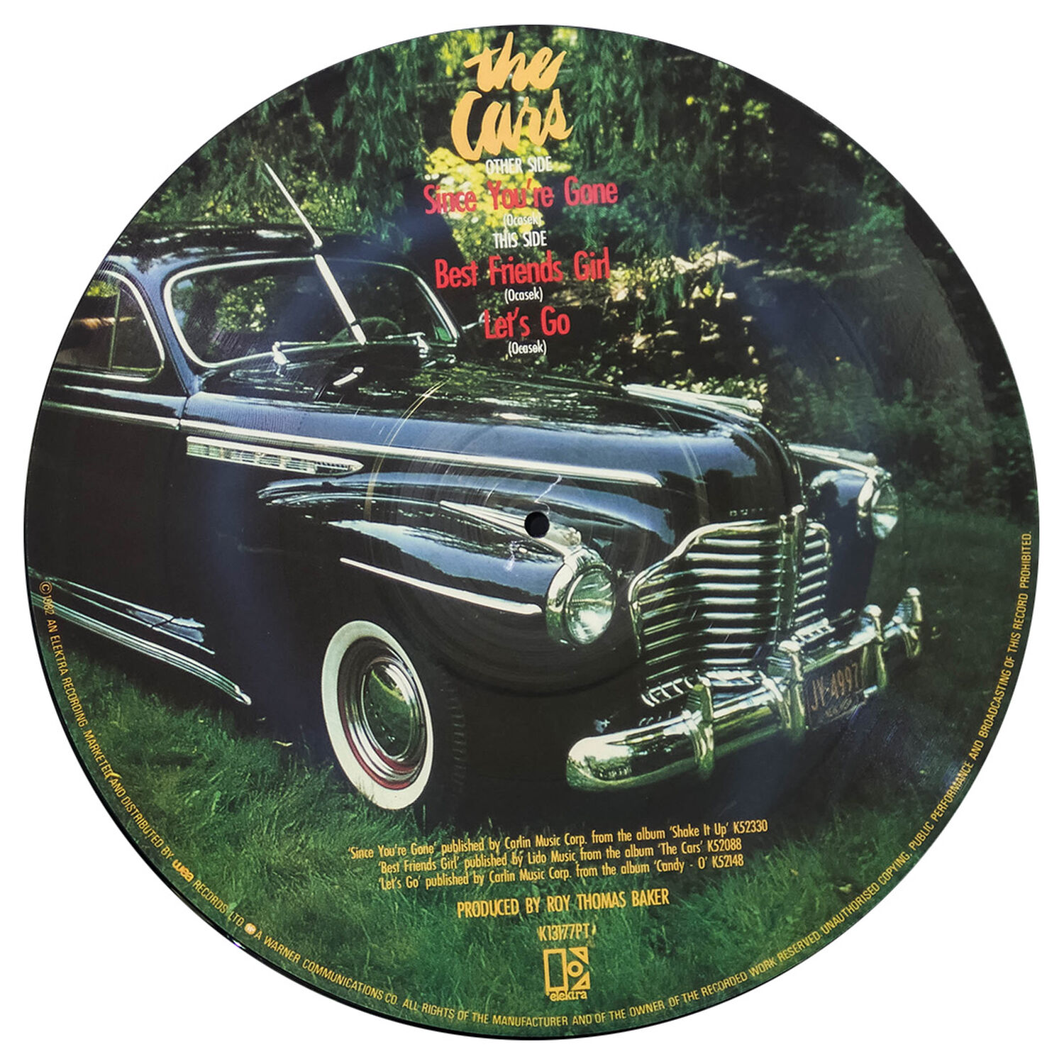 Cars - Since You're Gone (picture Disc) | 12" Maxi Single Usado image number 0.0