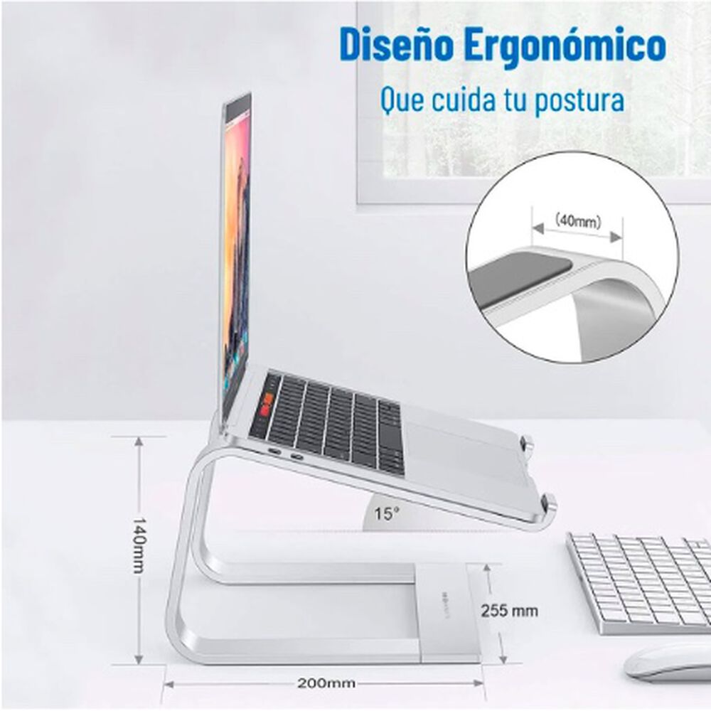 Base Aluminio Para Mac Macbook image number 1.0