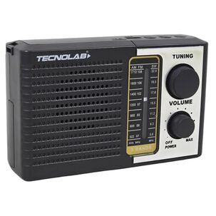 Radio Portatil Panel Solar Led Usb Am Fm Sw Negro