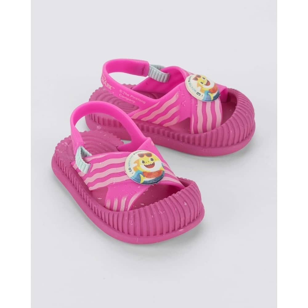Sandalia Beb&eacute; Rosa Baby Shark Rosa Ipanema image number 0.0