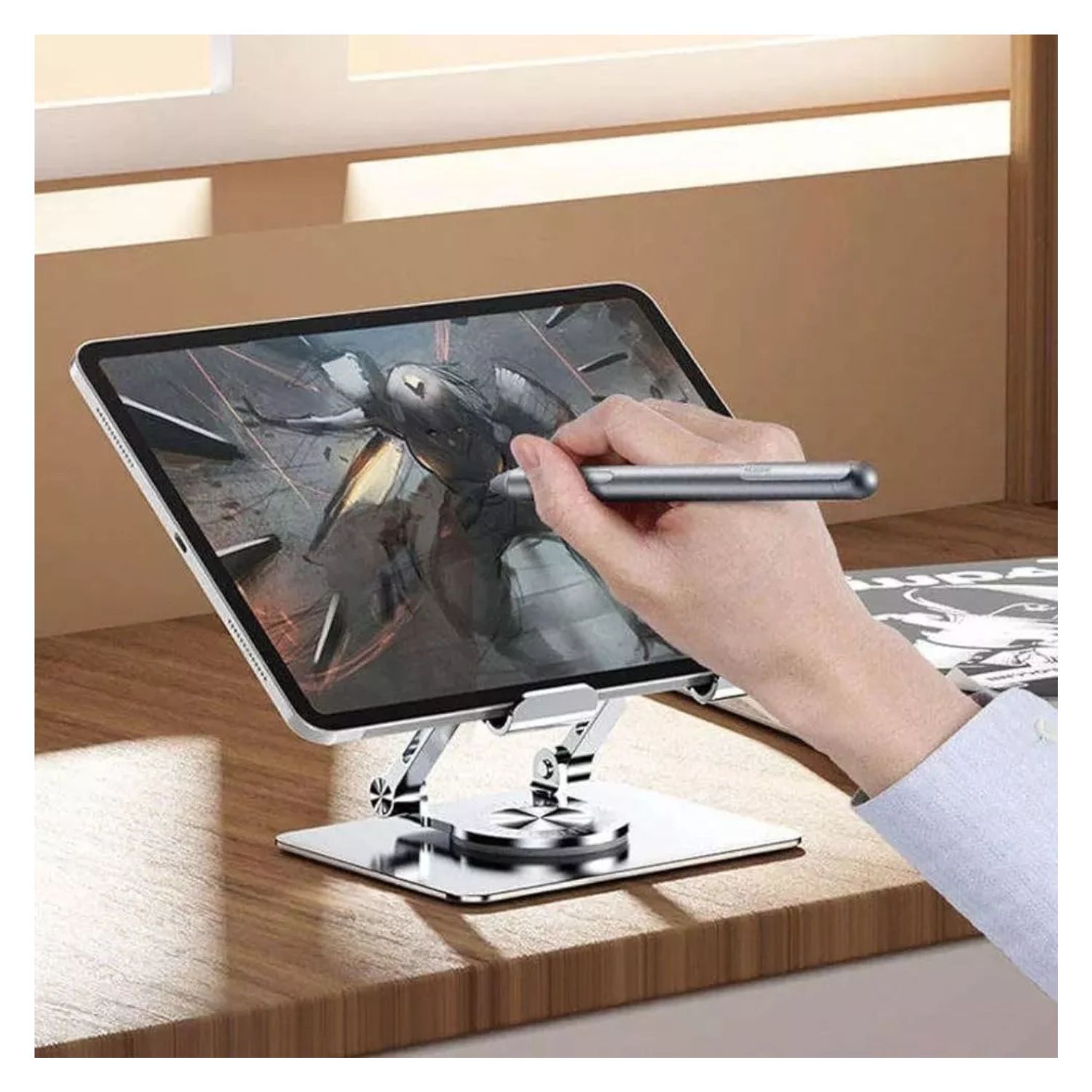 Soporte Base Para Tablet Laptop Stand Metalico Giro 360 image number 2.0