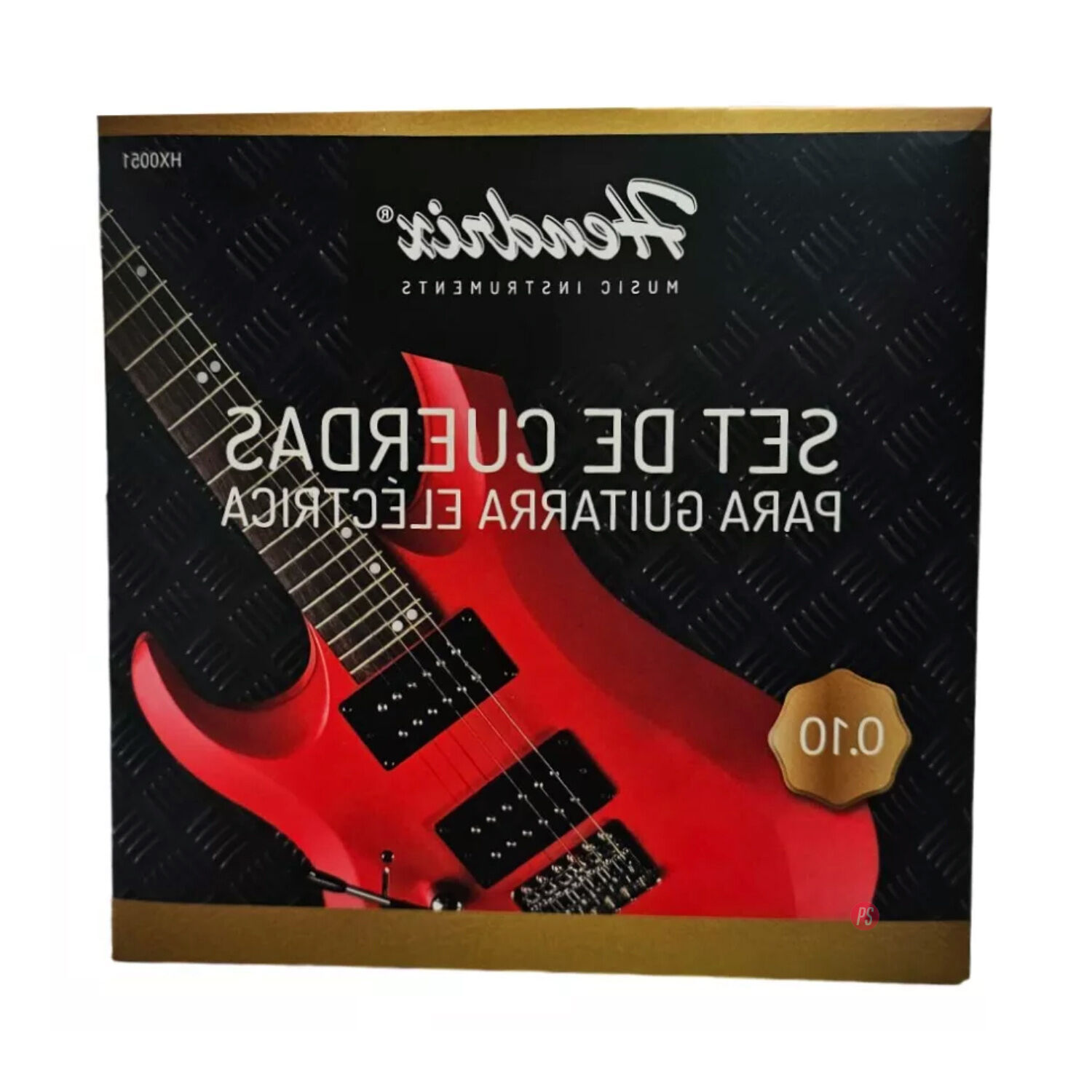 Set De Cuerdas Para Guitarra El&eacute;ctrica Espesor 0.10 - Ps image number 1.0