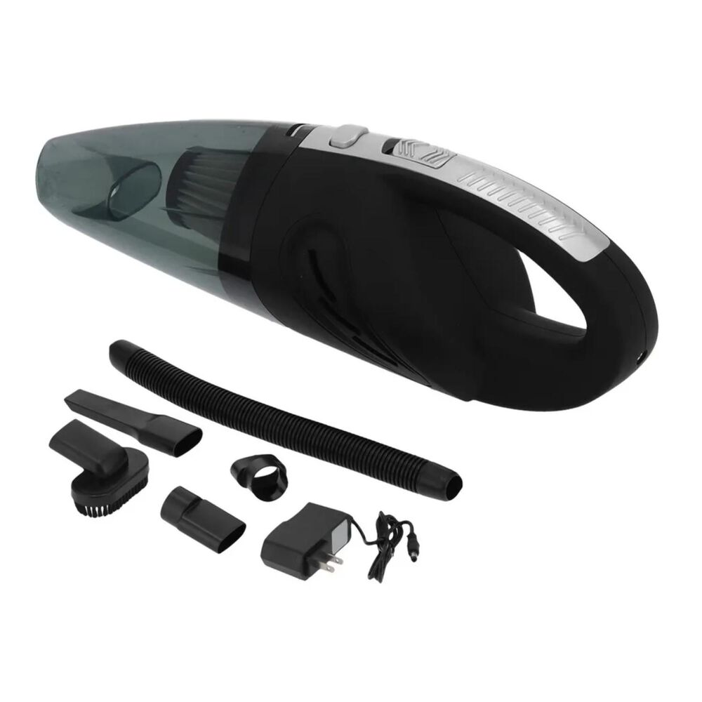 Mini Aspiradora Portatil 120w Con Accesorios Negro image number 2.0