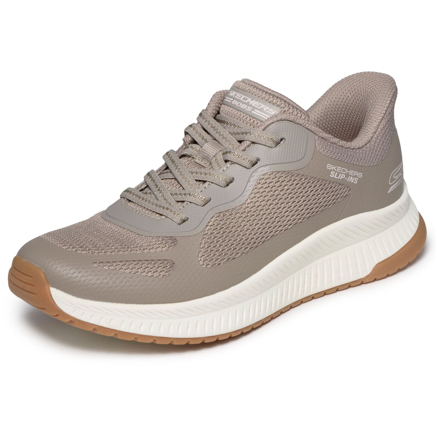 Zapatilla Skechers Bobs Squad 4 Mujer Caf&eacute; image number 2.0