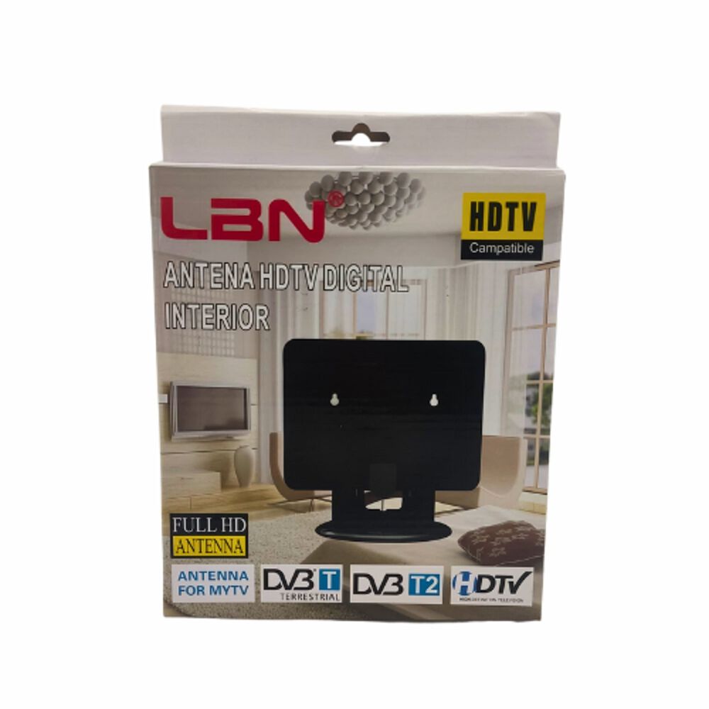 Antena Hdtv Ultrafina Amplificada Para Interiores Lbn image number 1.0