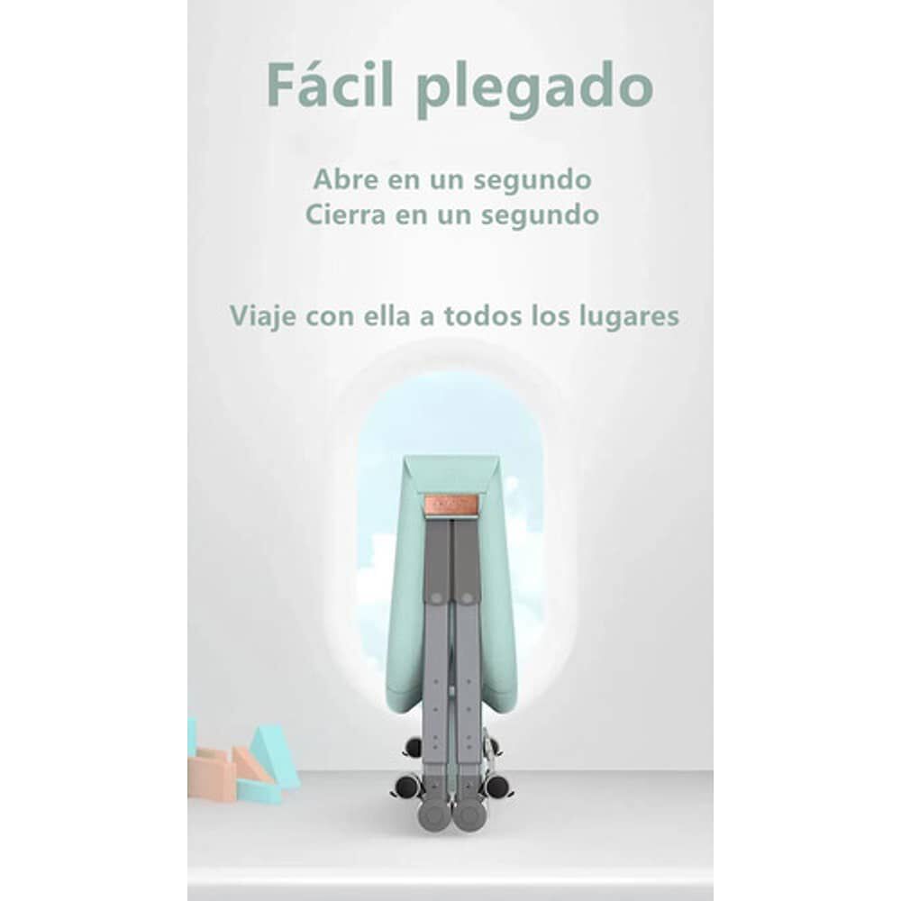 Cuna Beb&eacute; Con Accesorios Verde By Lubabycas image number 3.0