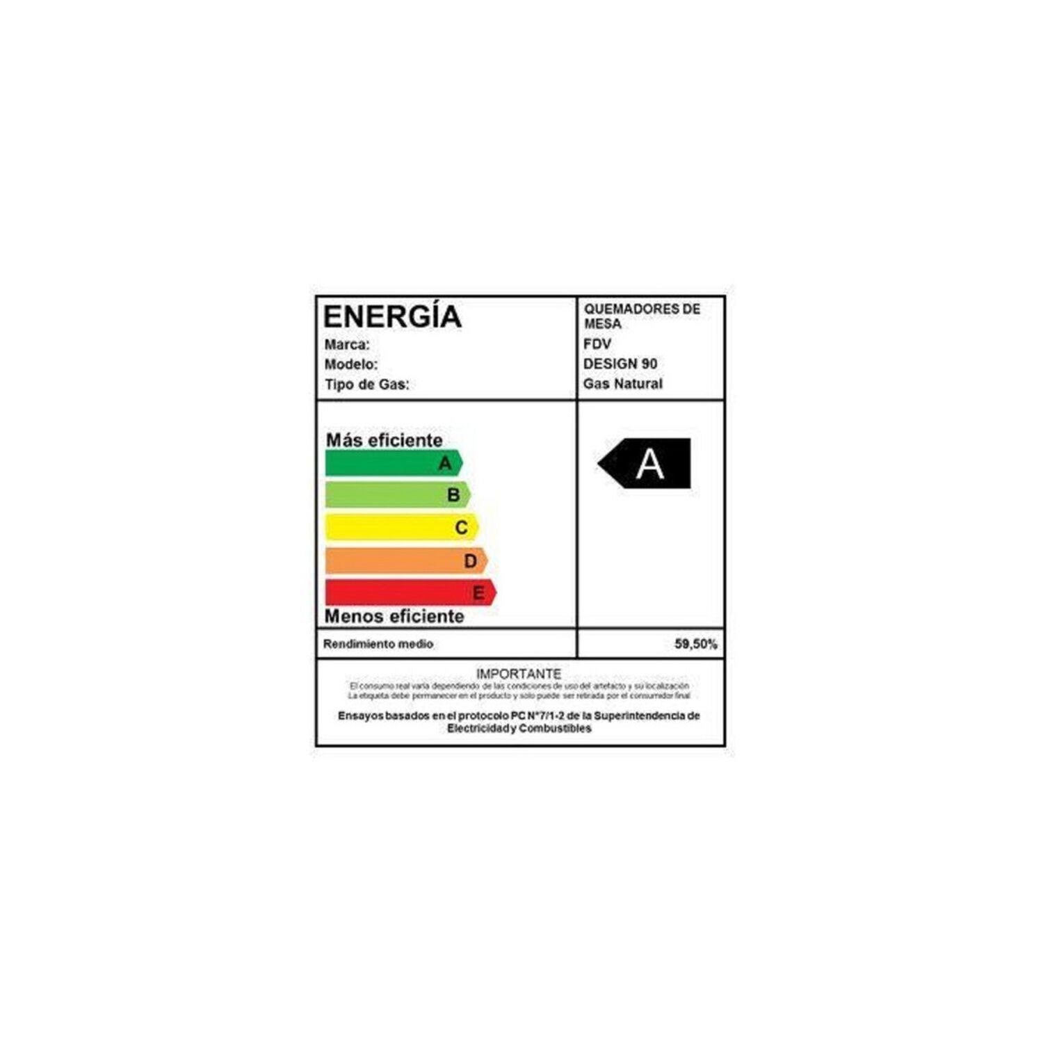 Encimera Gas Licuado Fdv Design 90 image number 11.0