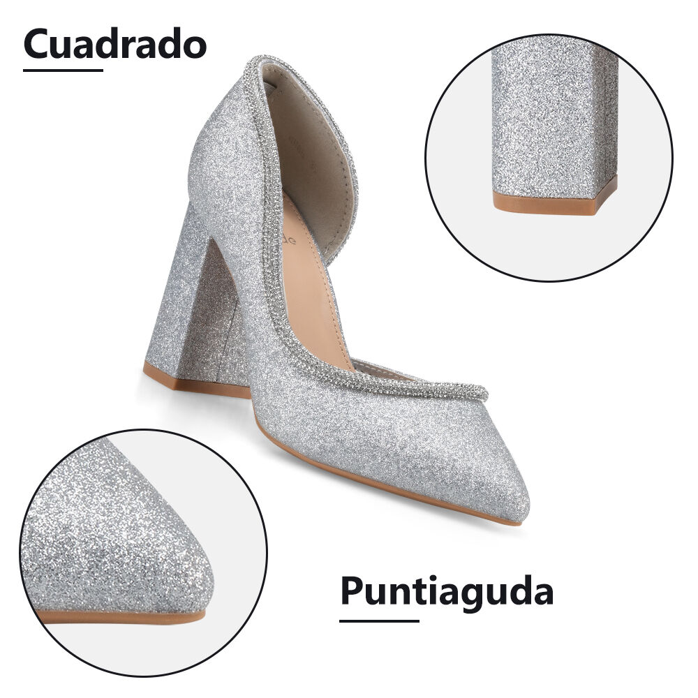 Zapato Mujer Consuelo Plateado Weide image number 5.0