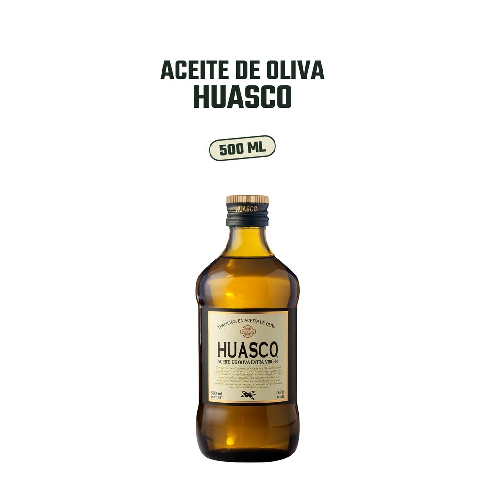 Aceite Oliva Extra Virgen Huasco 4 X 500 Ml image number 2.0