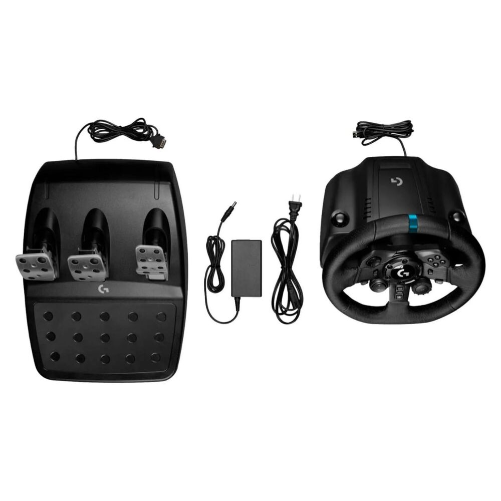 Volante Simulador Ps4 Ps5 Pc Usb Pedales Negro G923 image number 1.0