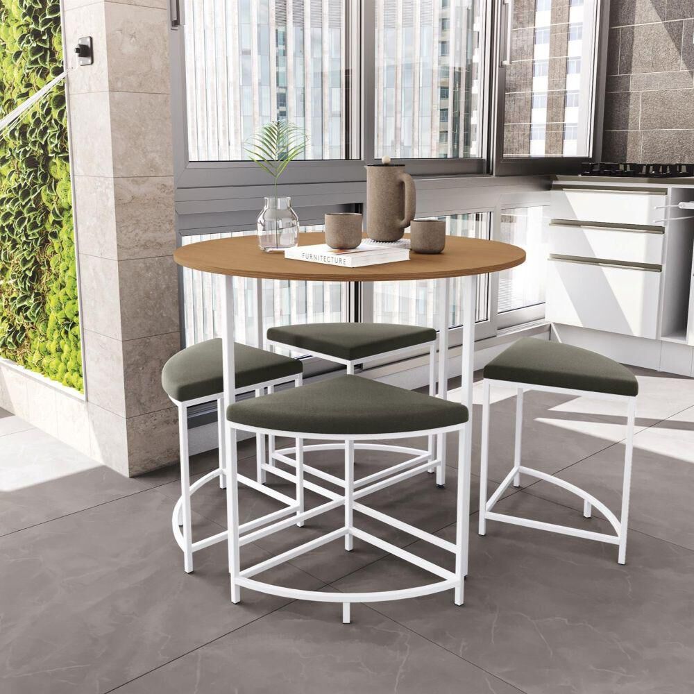 Juego De Comedor Roca Compacto / 4 Sillas image number 3.0