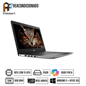 Notebook Dell Inspiron 3493 (i5 10th - 16gb - 256gb) (win11 - Office365)reacondicionado