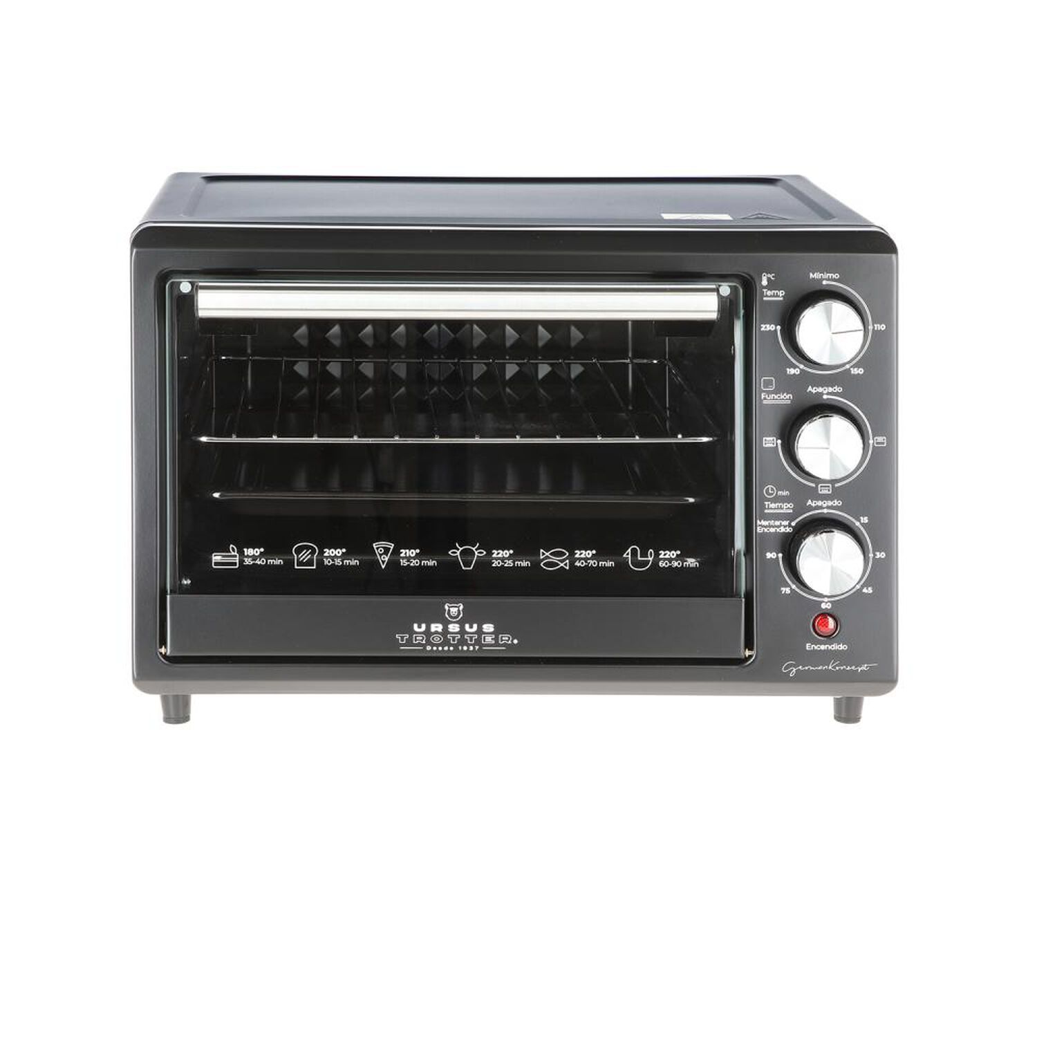 Horno El&eacute;ctrico Ursus Trotter UT-Backofen Pro-B 25L / 25 Litros / 1500W image number 0.0