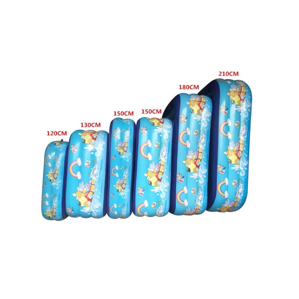 Piscina Inflable Verano 1,8m 180x130x55cm Diversion Juego image number 5.0