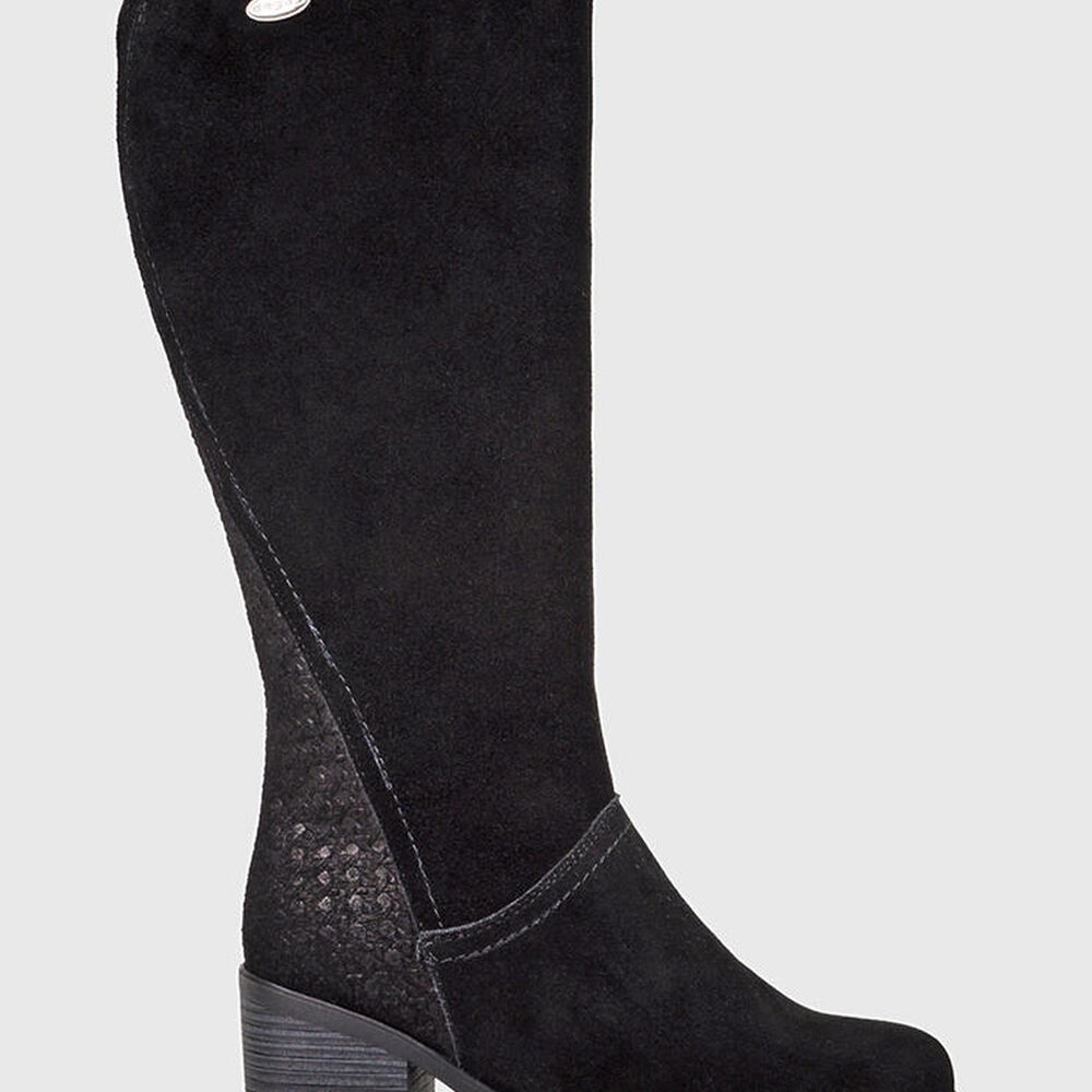Bota Cuero Antiopa Negro image number 1.0
