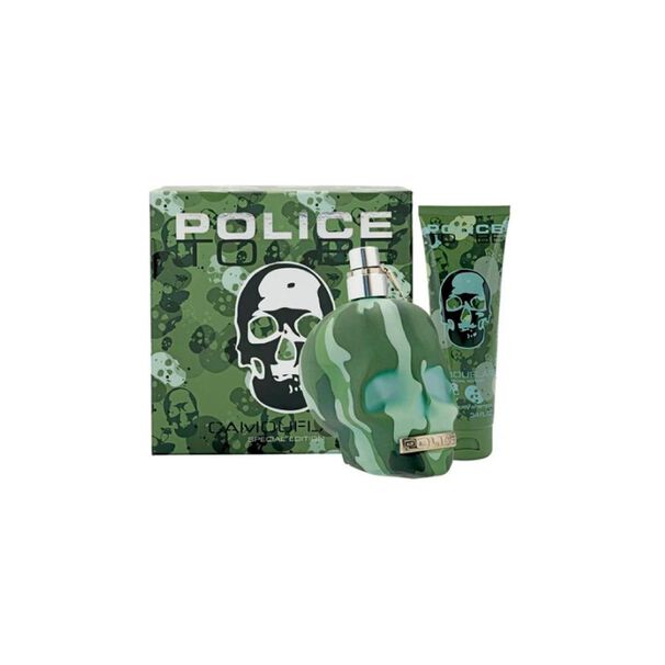 Set De Perfumer&iacute;a Hombre To Be Camouflage Police / 75 Ml / Eau De Toilette + Shampoo 100 Ml