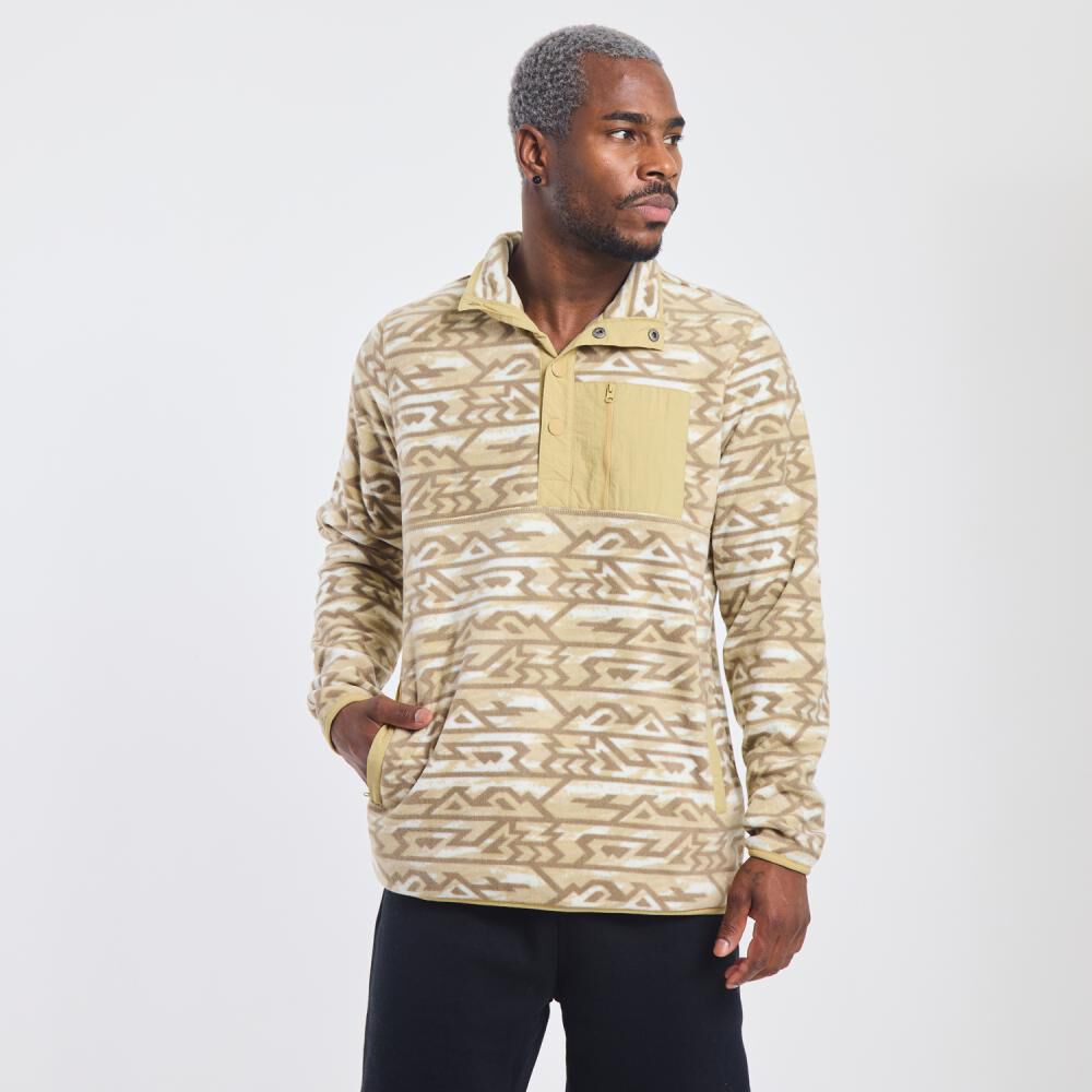 Poler&oacute;n Deportivo Rayas Regular Cuello Redondo Hombre Wetland image number 0.0