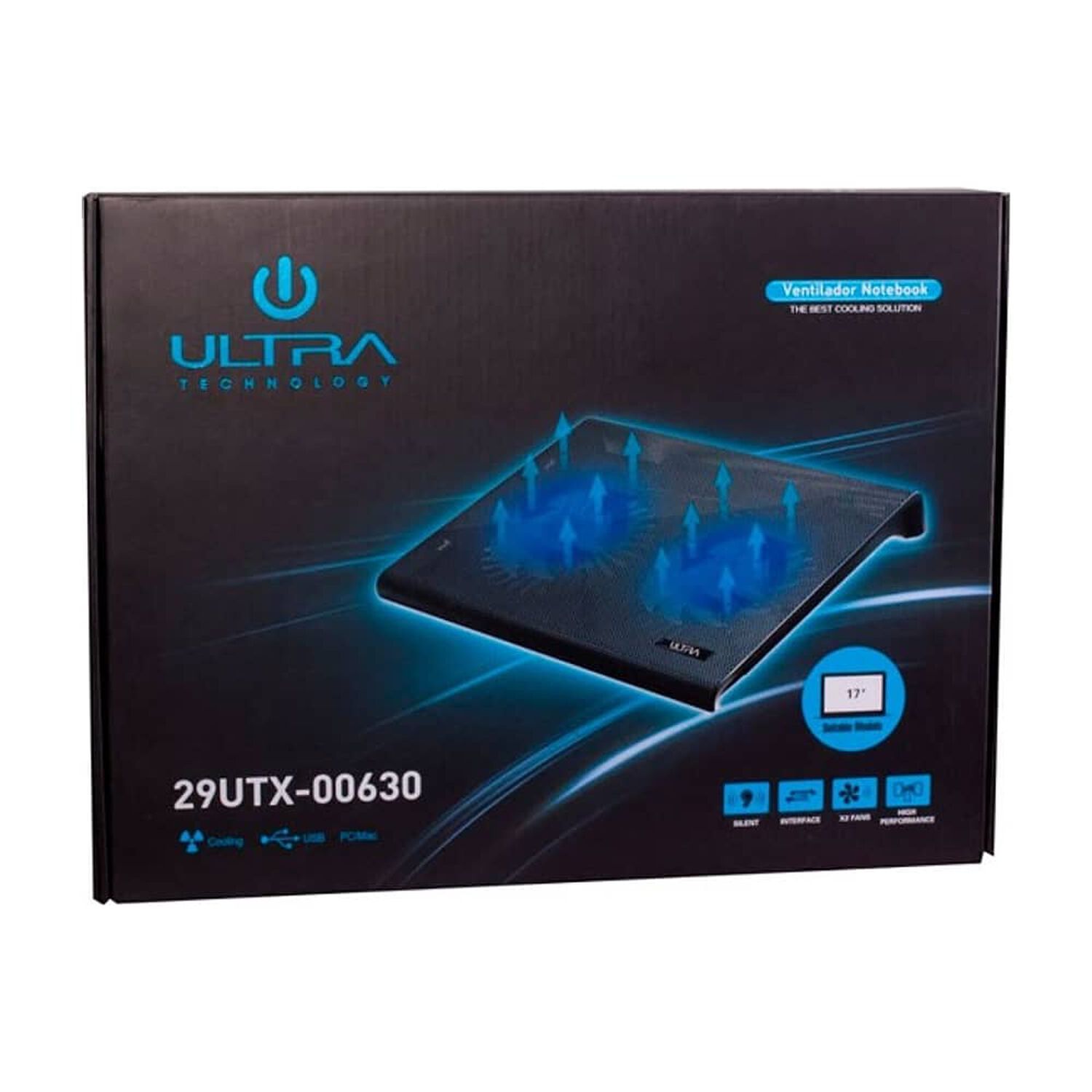 Ventilador Para Notebook Ultra De 10" A 17" Utx630 image number 0.0