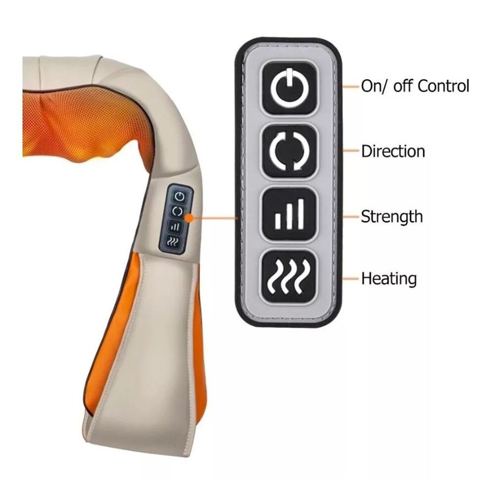 Masajeador Eléctrico Lumbar Cuello Cervical Multi Masaje image number 6.0