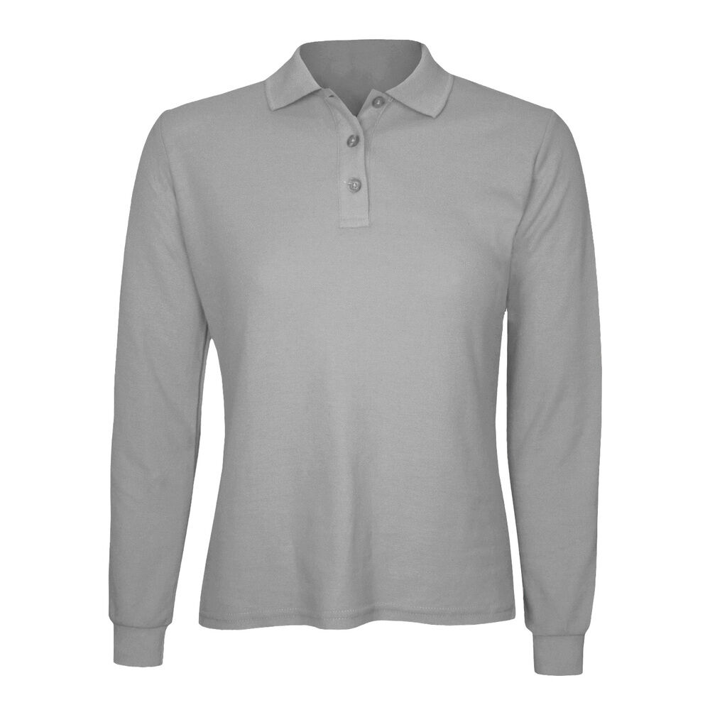 Polera Algodón Pique Manga Larga Velox Mujer image number 0.0