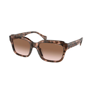 Lentes De Sol Rosado Havana Brillante Degradé Ralph