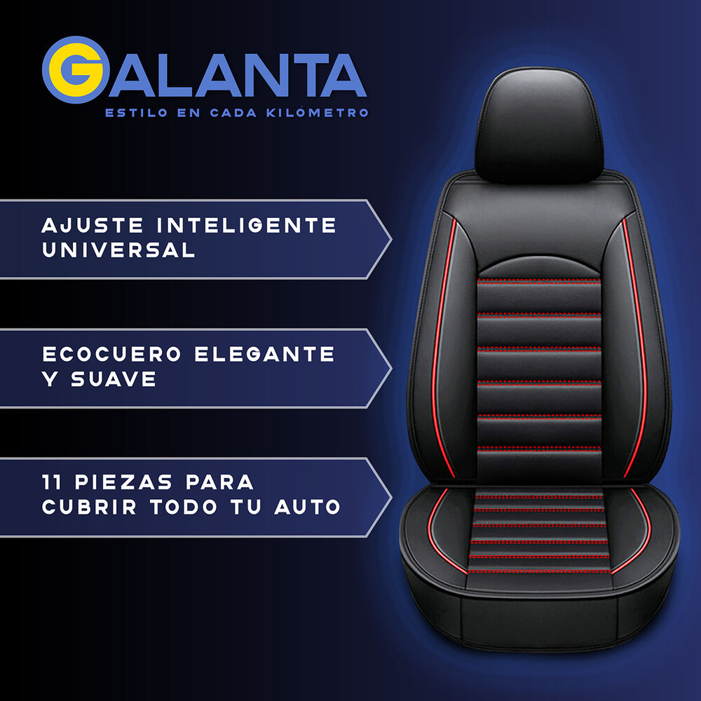 Funda Cubre Asiento Ecocuero Galanta Set 5 Asientos Luxury image number 2.0