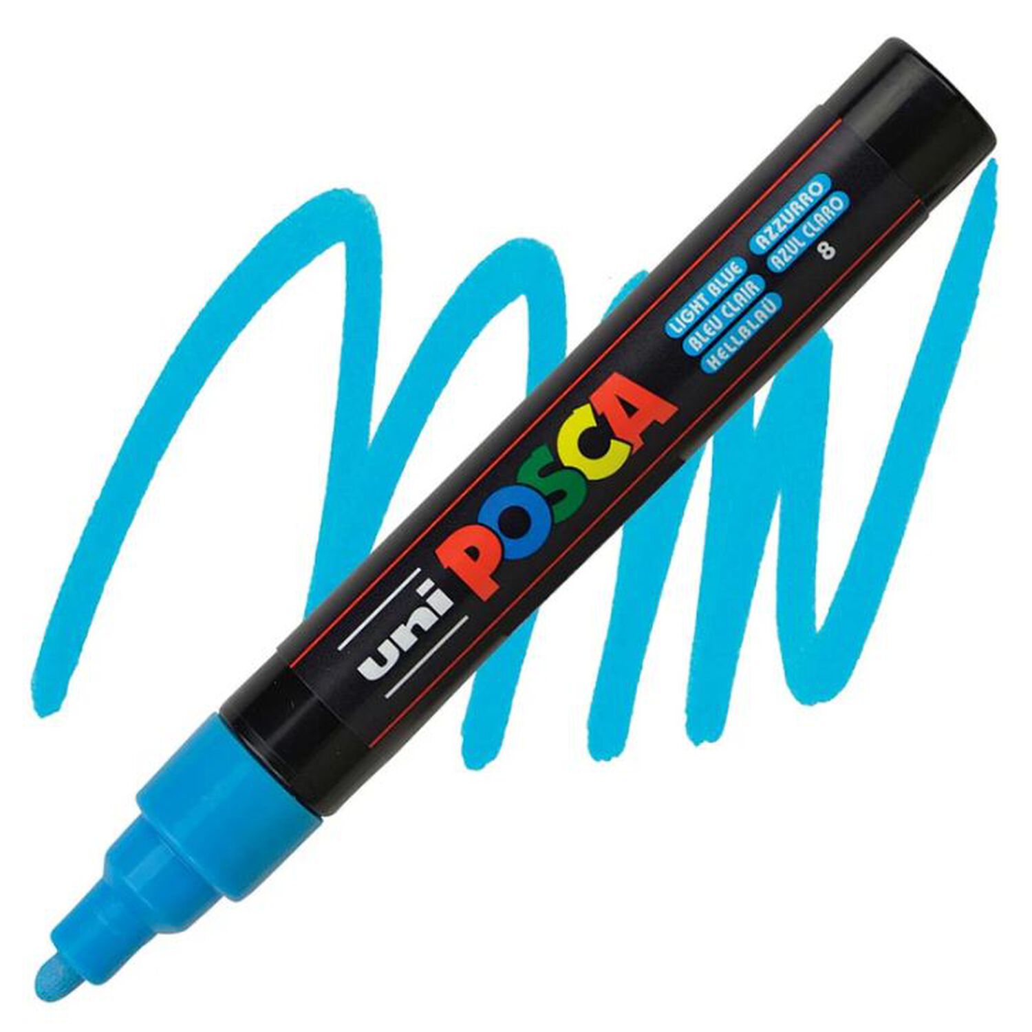 Marcador Acr&iacute;lico Azul Claro 5m Posca image number 0.0