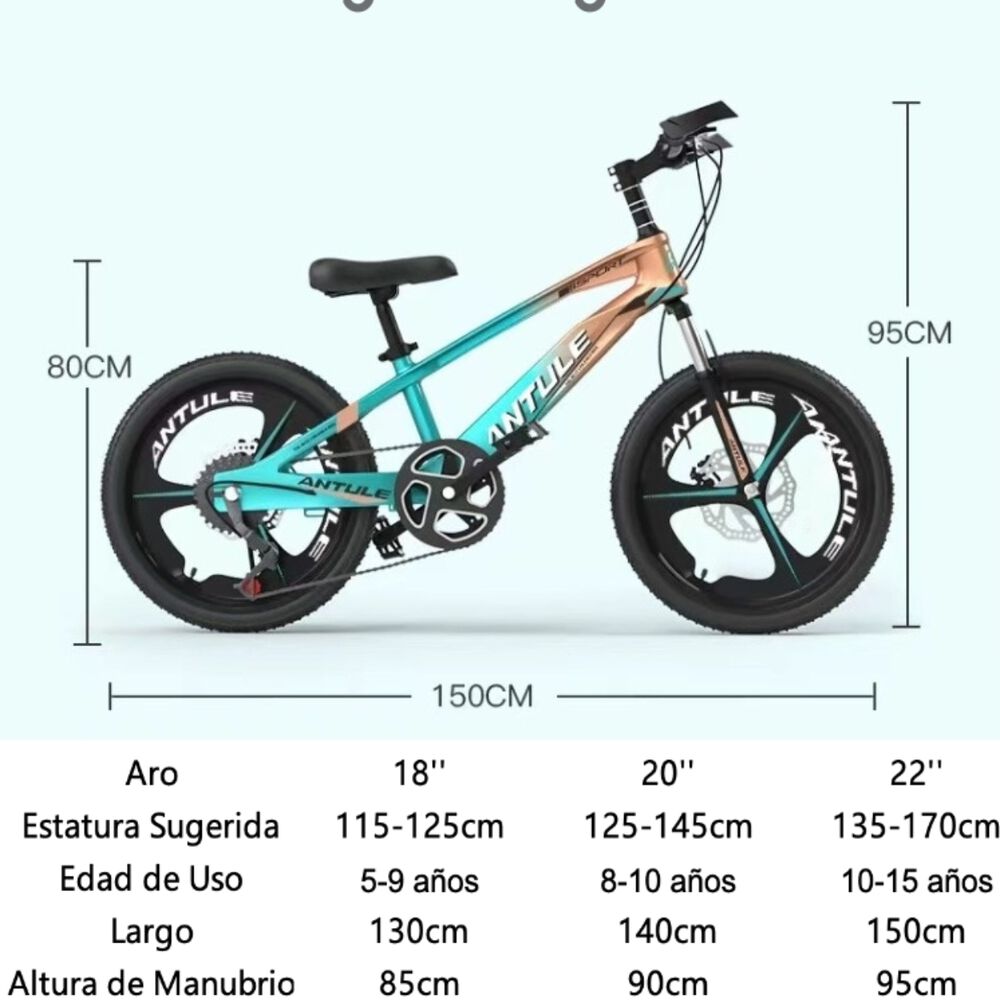 Bicicleta Infantil 8-10 A&ntilde;os Aro 20 Lubabycas Verde image number 6.0