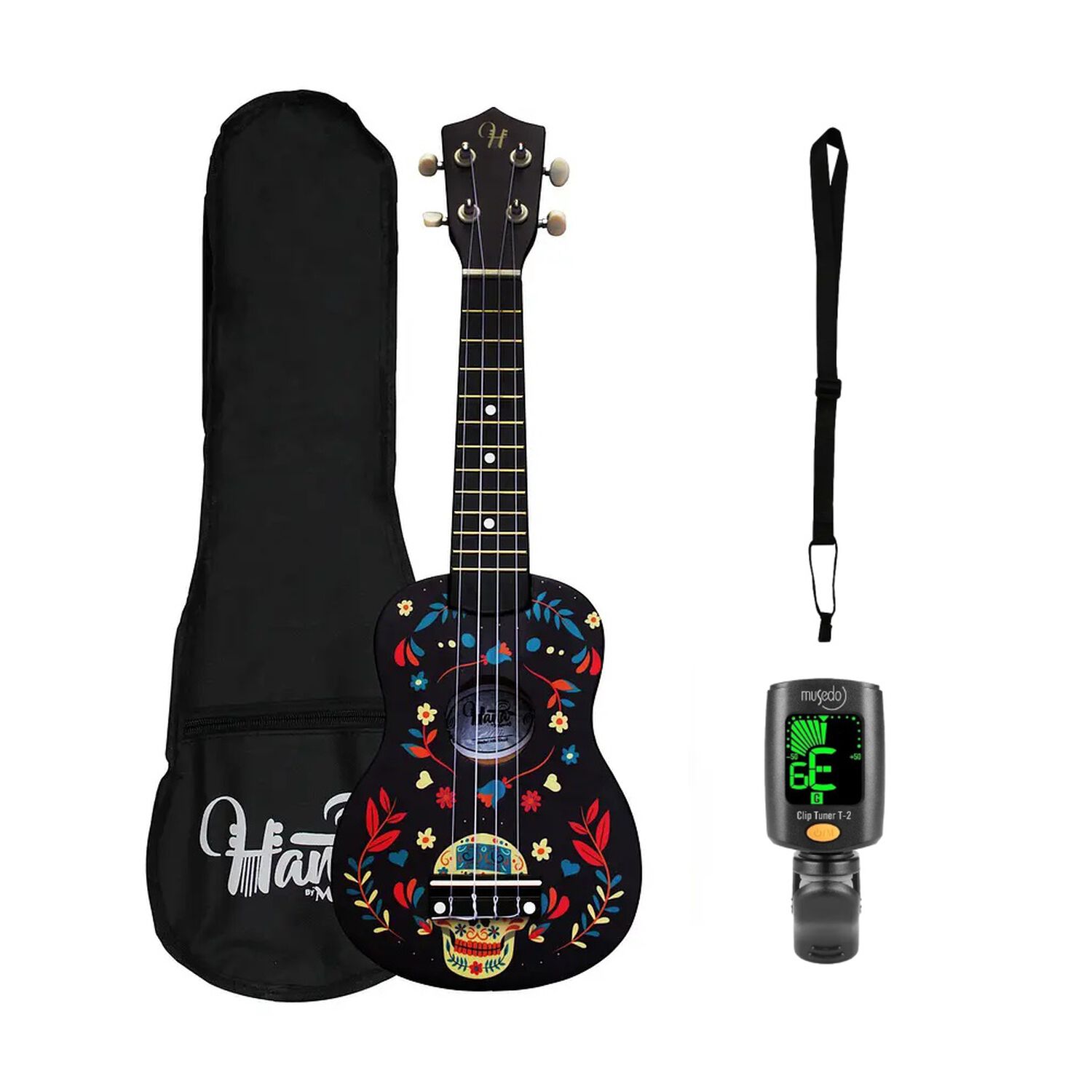 Pack Ukelele Soprano Hana Ukatr+funda+afinador+strap Allegro image number 0.0