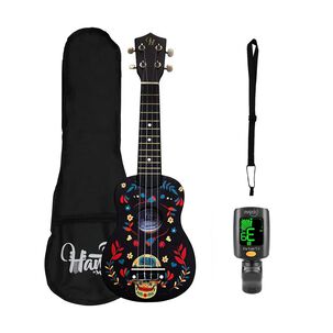 Pack Ukelele Soprano Hana Ukatr+funda+afinador+strap Allegro