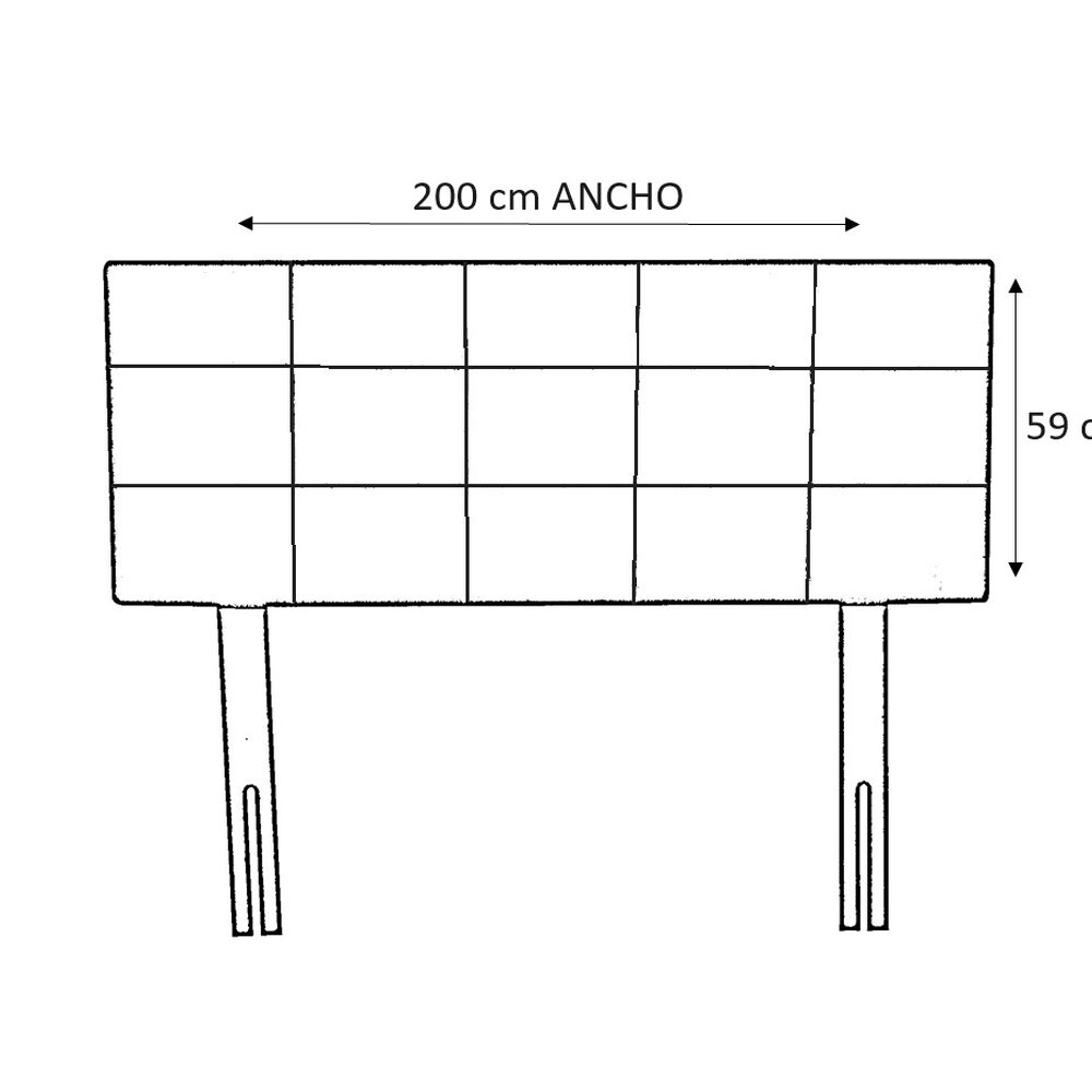Respaldo Ginebra Super King image number 2.0
