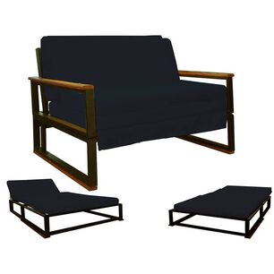Futon Folk 1.5 Plaza " Negro "