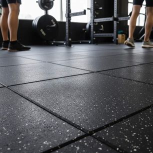 Piso Caucho Gimnasio 50x50cm X Grosor 2cm