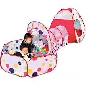T&uacute;nel Infantil De Tela Para Juego Plegable