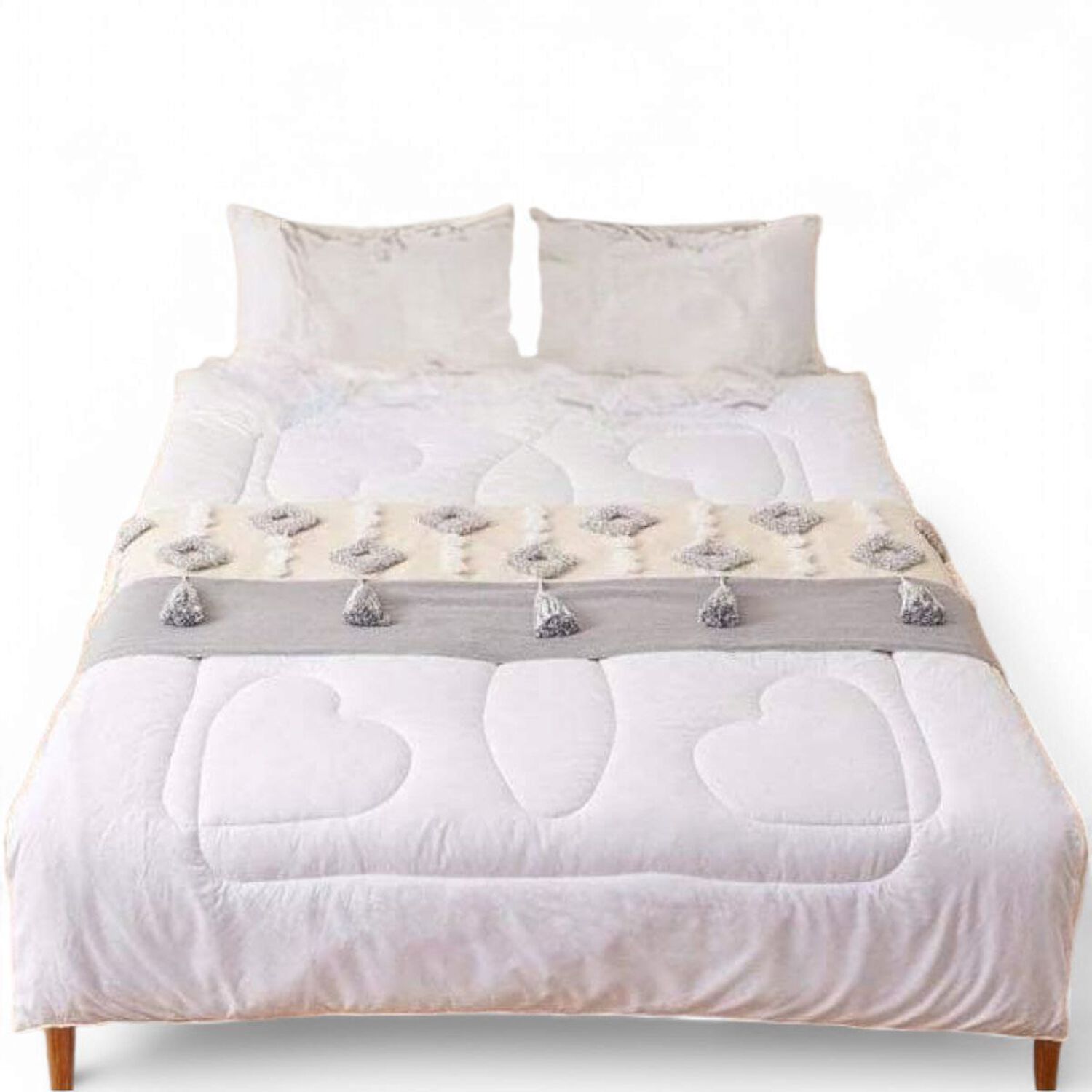 Piecera Boho Para King O Dos Plazas Pie De Cama Medida 210cm X 70cm Pb1-8 image number 0.0