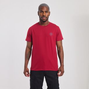 Polera Deportiva Estampada Slim Manga Corta Cuello Redondo Hombre Wetland