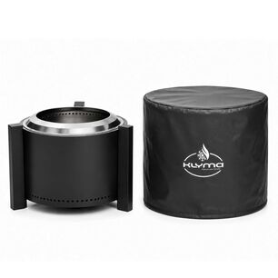 Fogon Brasero Sin Humo 65cm Patagon Black + Funda
