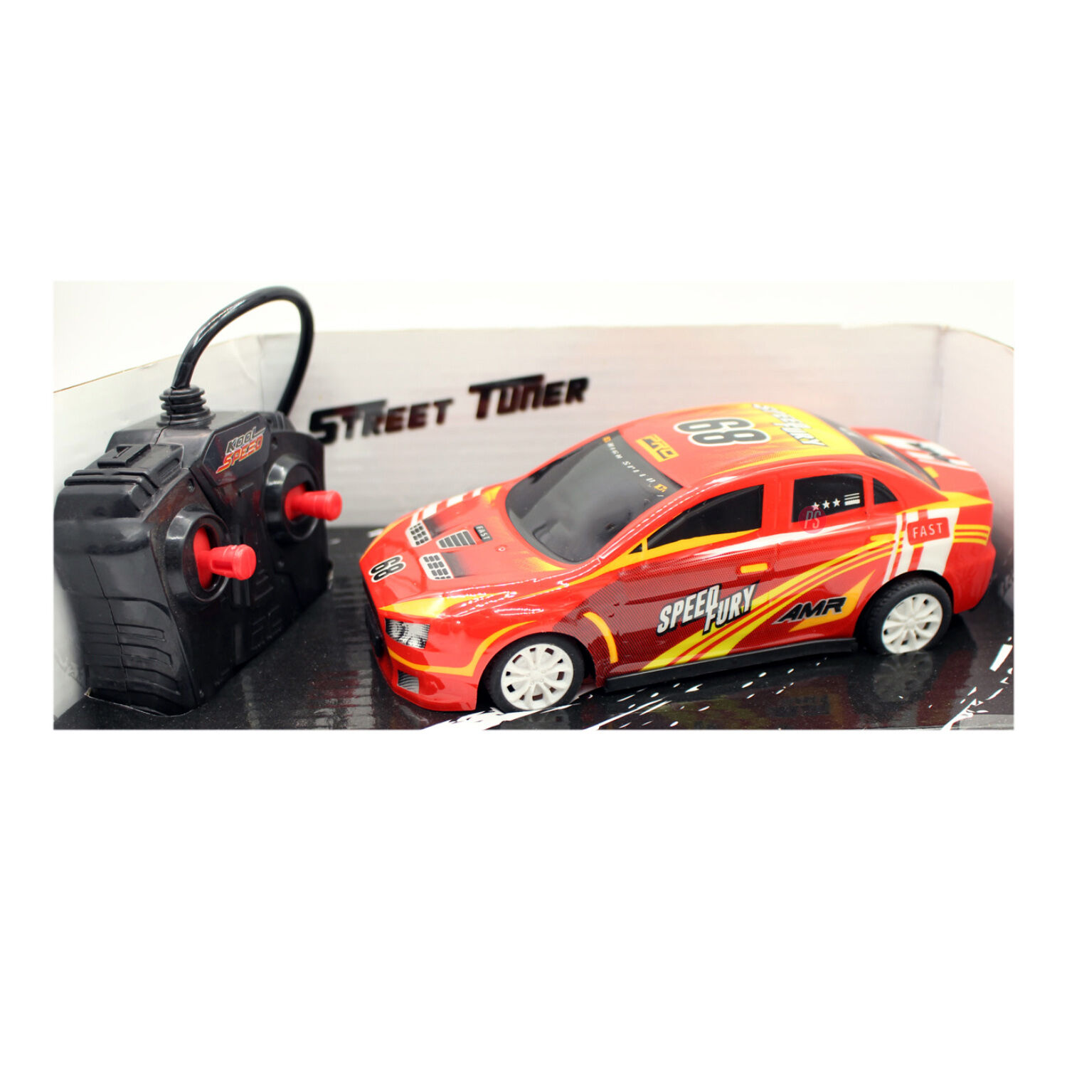 Auto De Carrera Juguete A Control Remoto Rojo - Ps image number 1.0